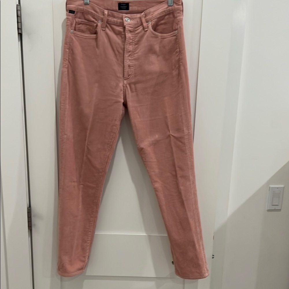 Citizens of Humanity Women's Pink corduroy pants. Size 31 or Size 10